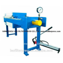 Leo Filter Press small Plate size 500 filter press for wastewater treatment